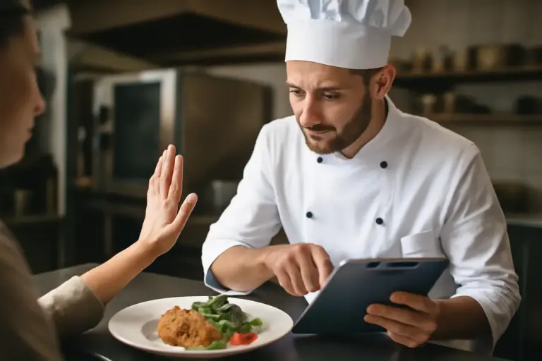 Responsabilità dello chef in caso di allergie alimentari: la procedura corretta per tutelarsi