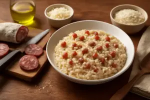 Ricetta risotto al salame cremonese: la combinazione di ingredienti che pochi utilizzano