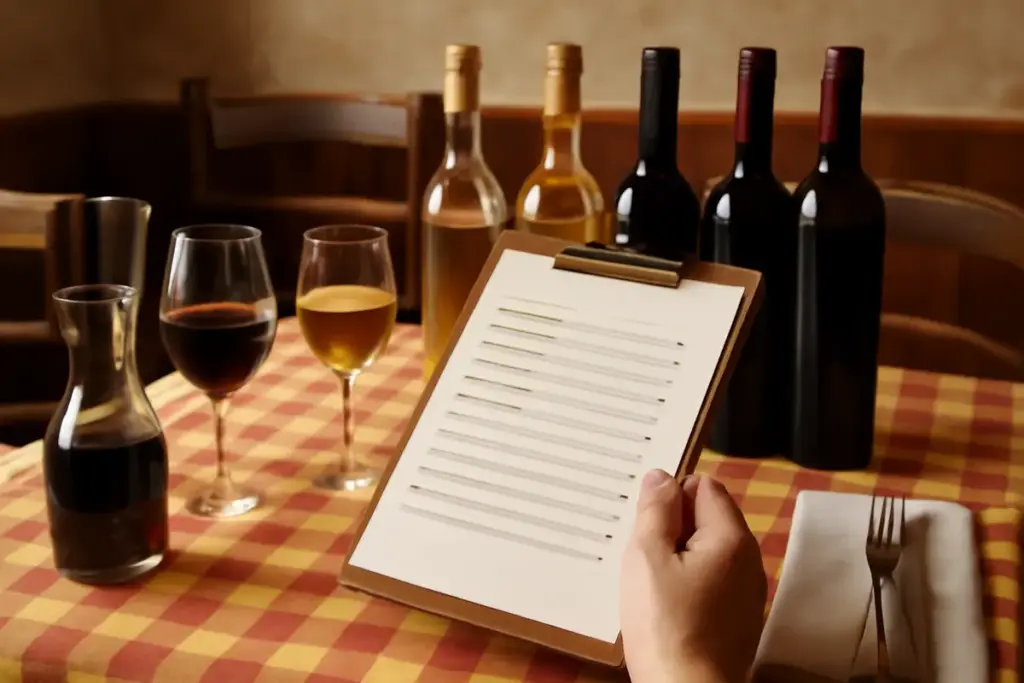 La carta dei vini in trattoria: il dettaglio che rivela l’attenzione alla qualità senza spendere di più