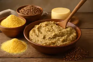 Polenta taragna cremonese: le proporzioni perfette tra mais e grano saraceno che danno sapore